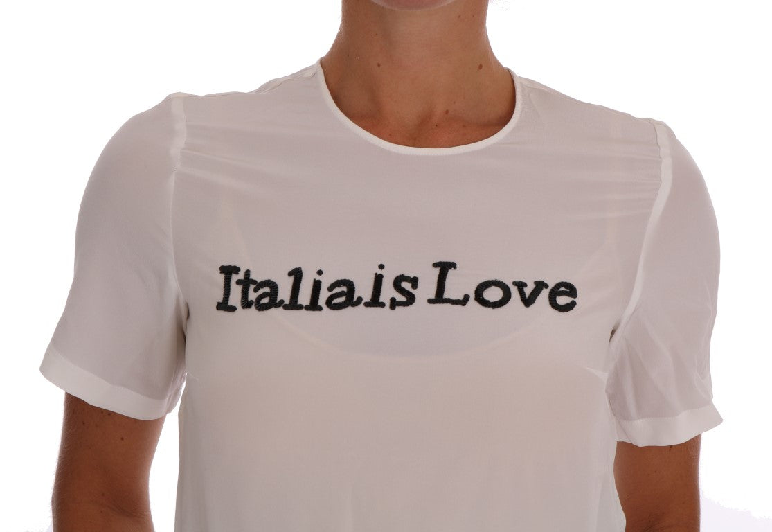 Dolce & Gabbana t-shirts for women in white, product view 4
