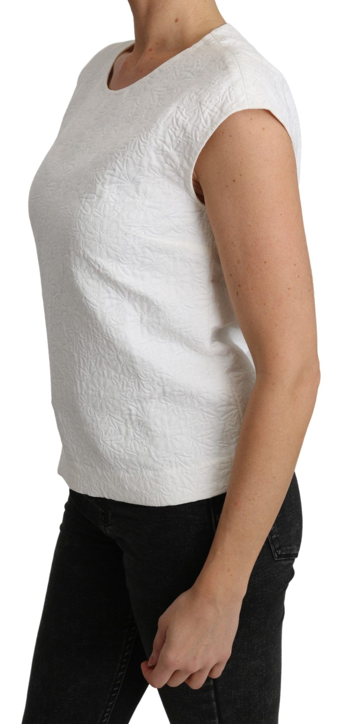 Dolce & Gabbana t-shirts for women in white, product view 4