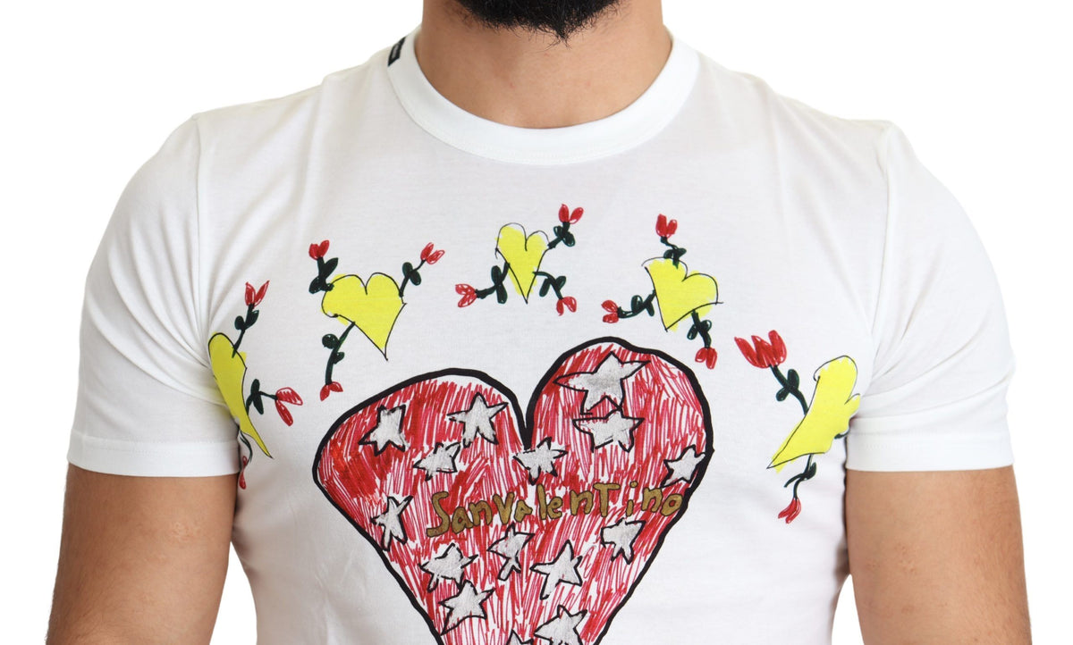 Dolce & Gabbana t-shirts for men in white, product view 4