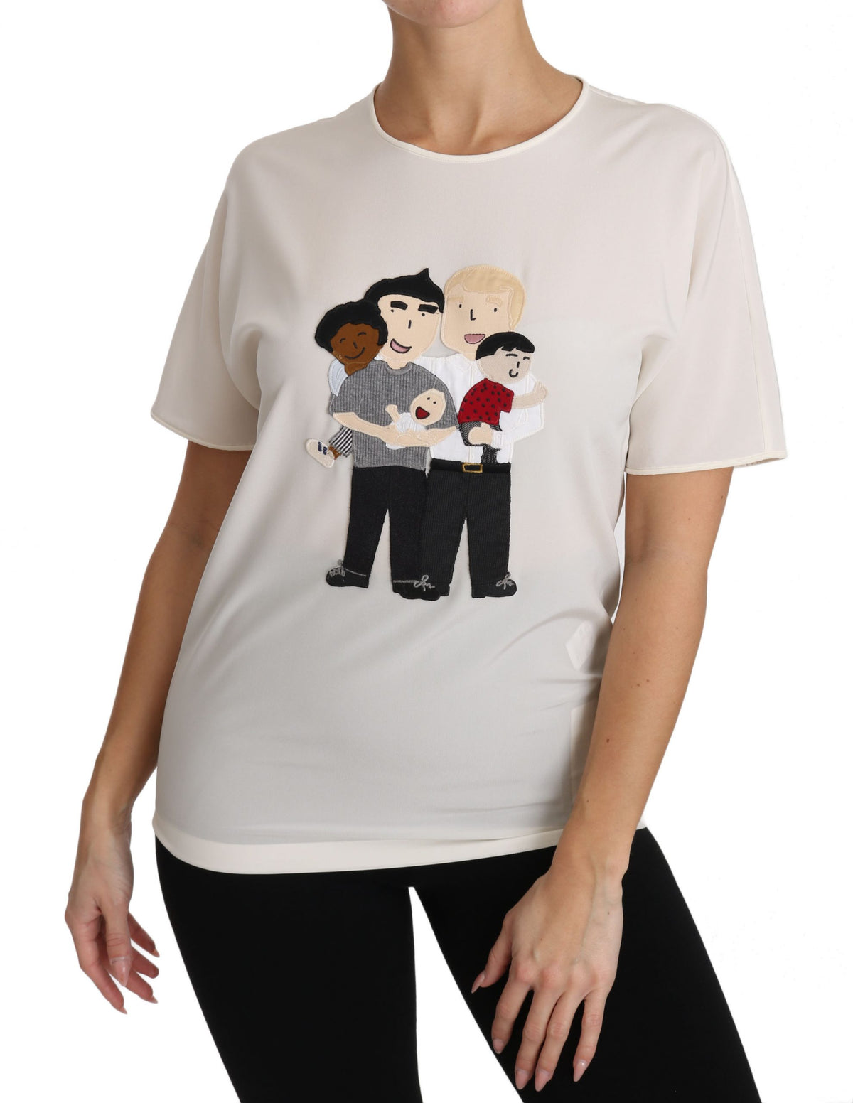 Dolce & Gabbana t-shirts for women in white, product view 5