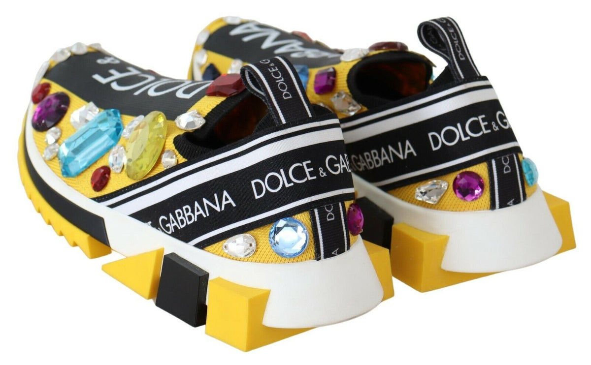 Dolce & Gabbana low tops for women in yellow, product view 7