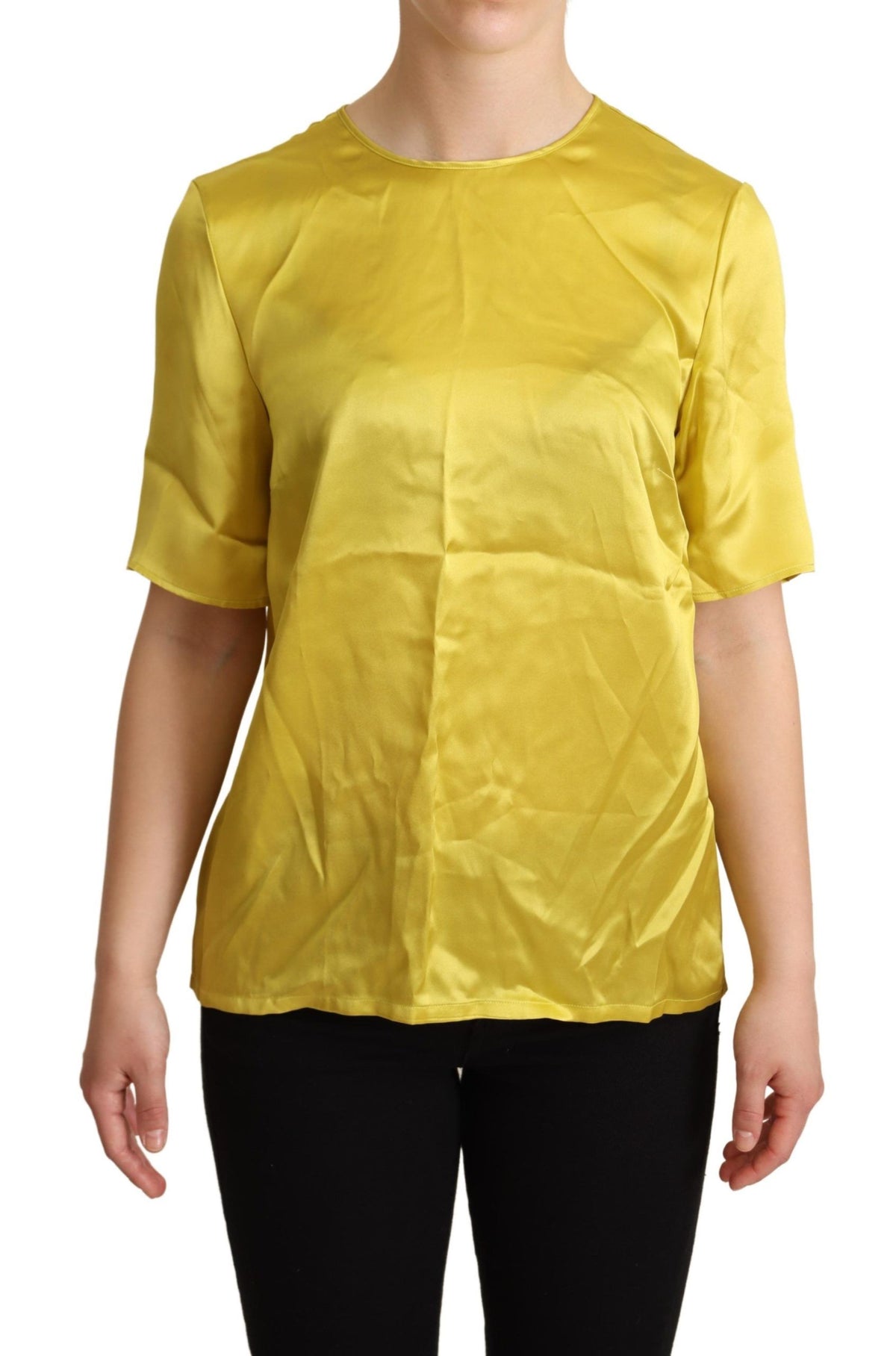 Dolce & Gabbana t-shirts for women in yellow, product view 1