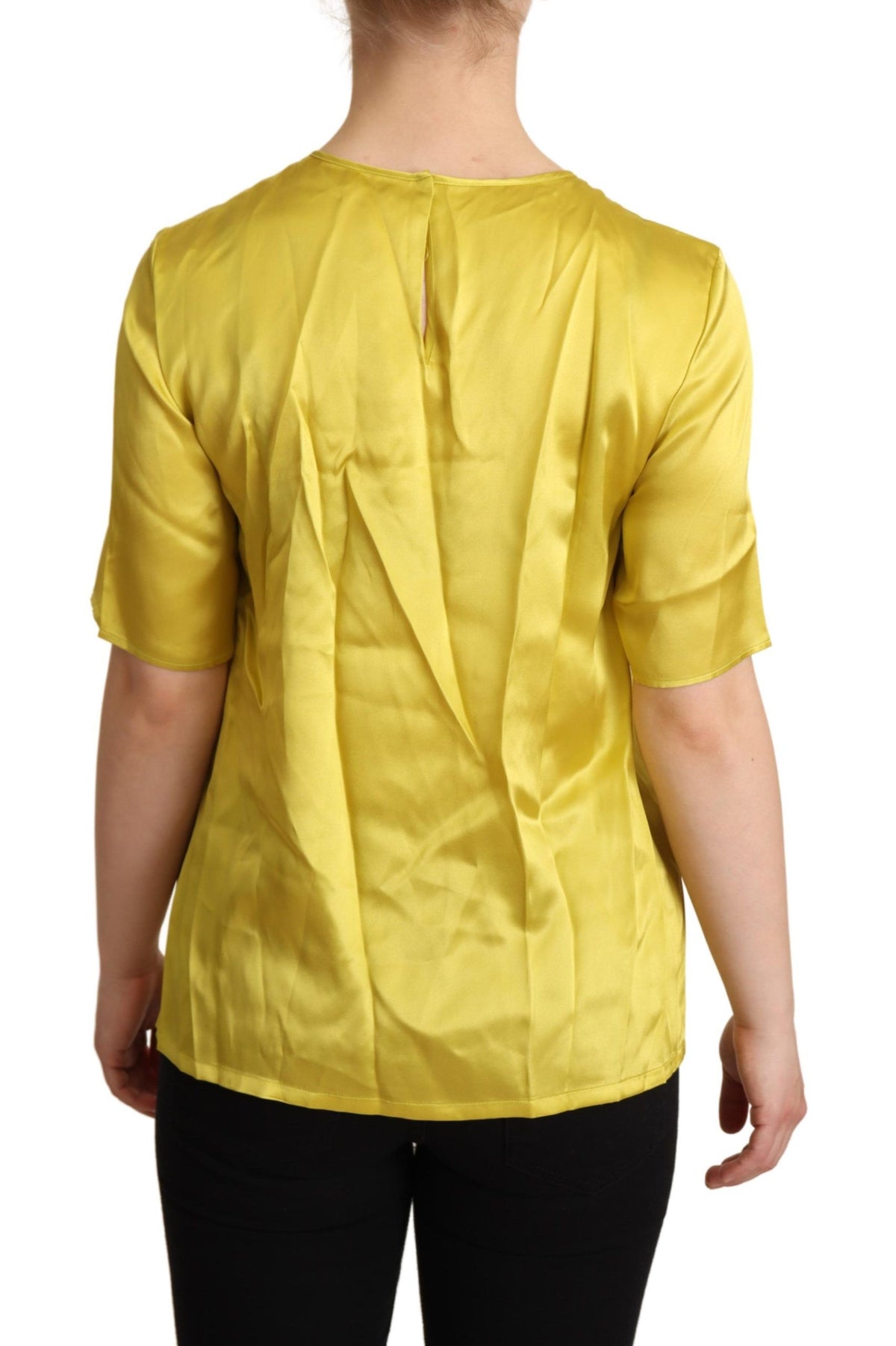 Dolce & Gabbana t-shirts for women in yellow, product view 3
