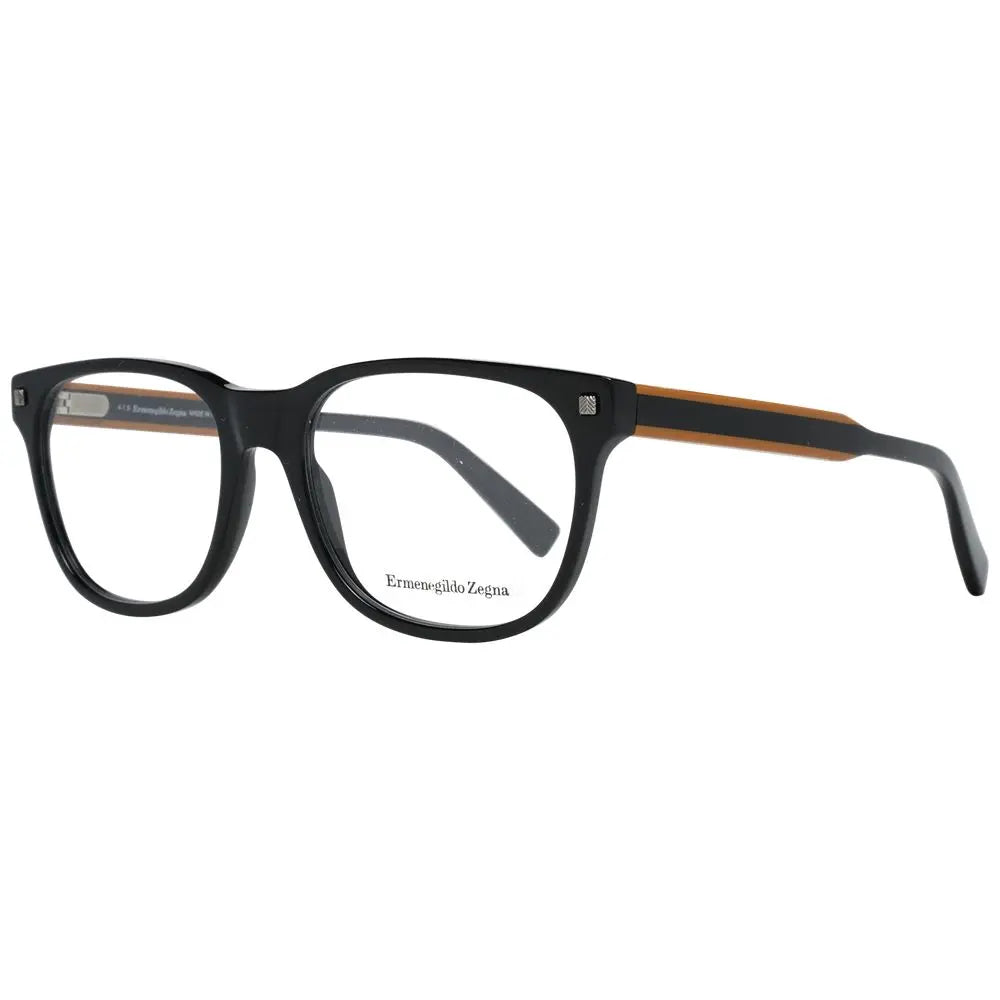 Ermenegildo Zegna glasses (frames) for men in black, product view 1