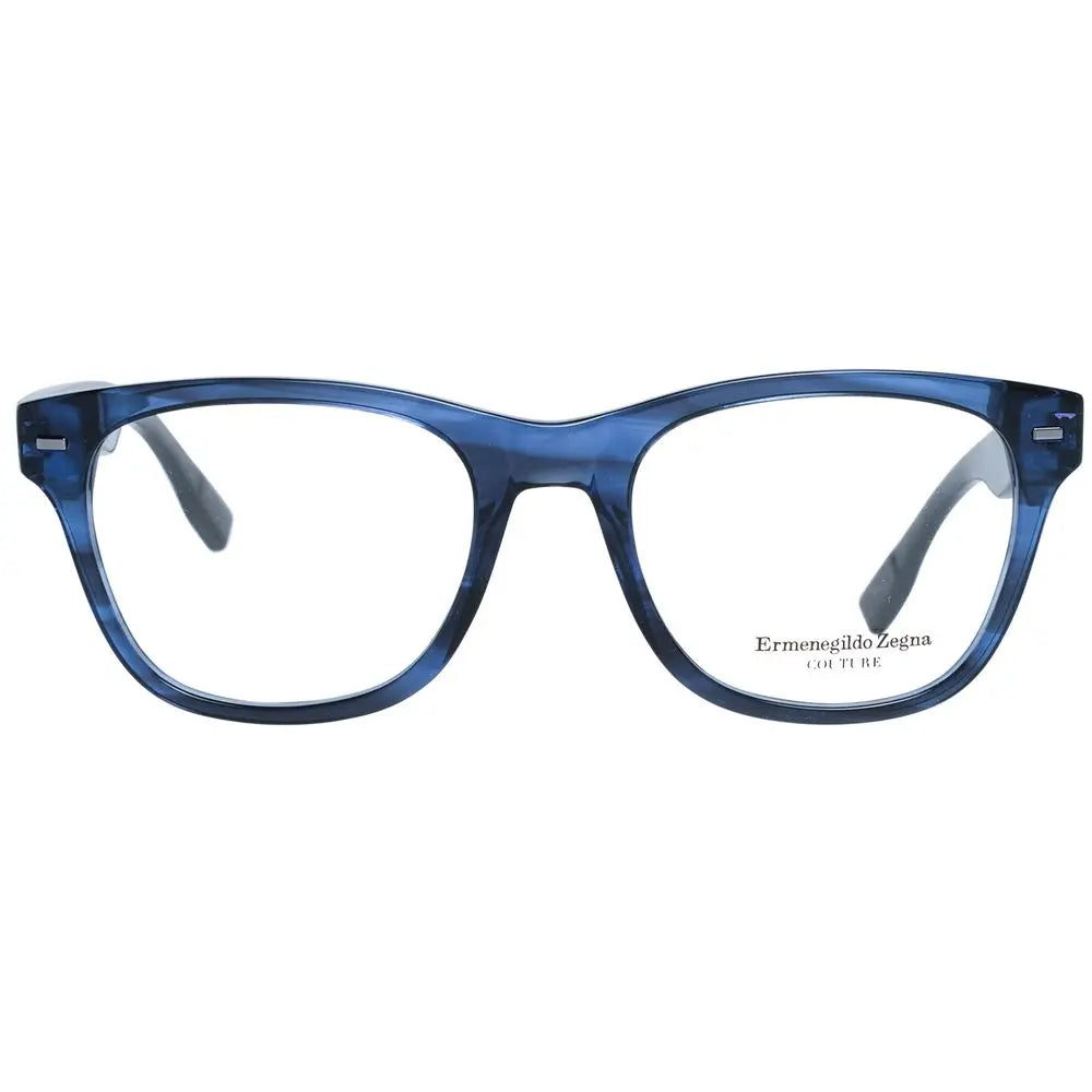 Ermenegildo Zegna glasses (frames) for men in blue, product view 2