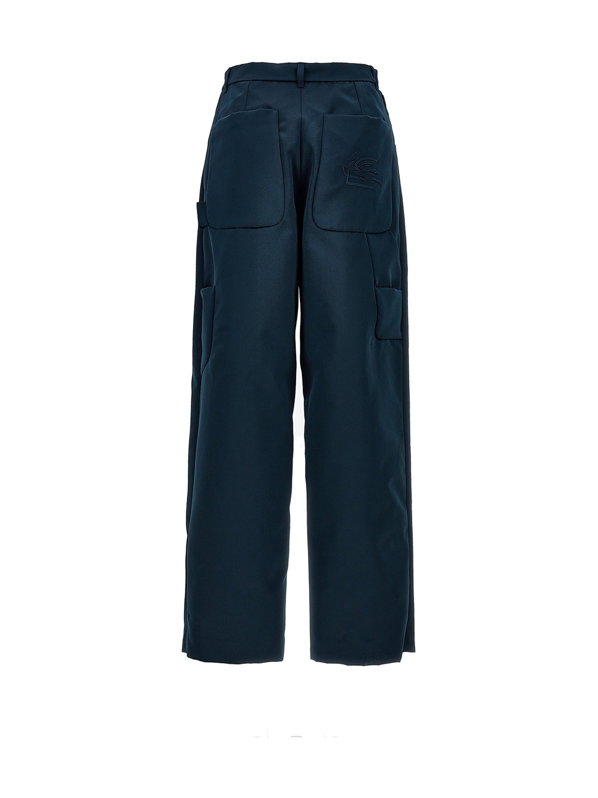 Etro cargo pants for women in blue, product view 2