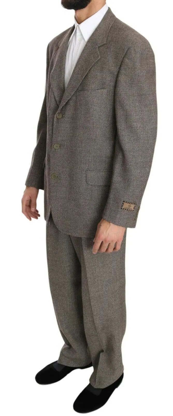 Fendi two-piece suits for men in brown, product view 2
