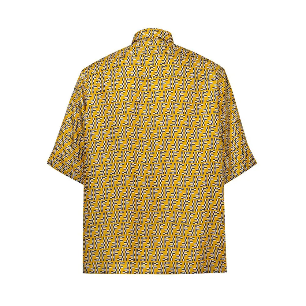 Fendi shortsleeve for men in yellow, product view 2