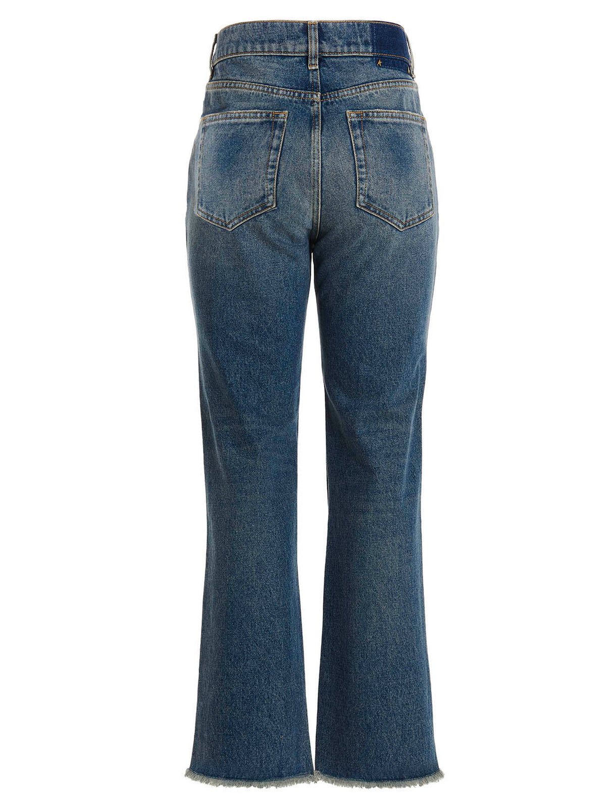 Golden Goose flared jeans for women in blue, product view 2