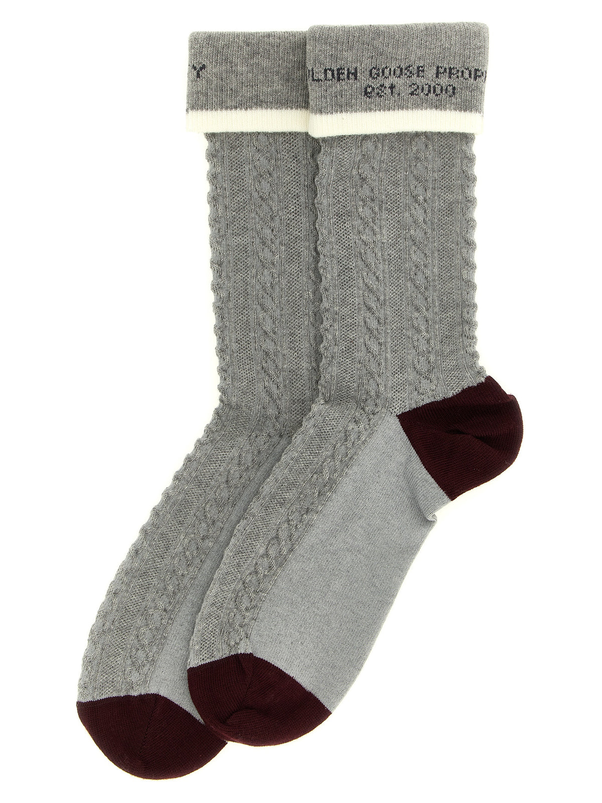 Golden Goose socks for women in gray, product view 2