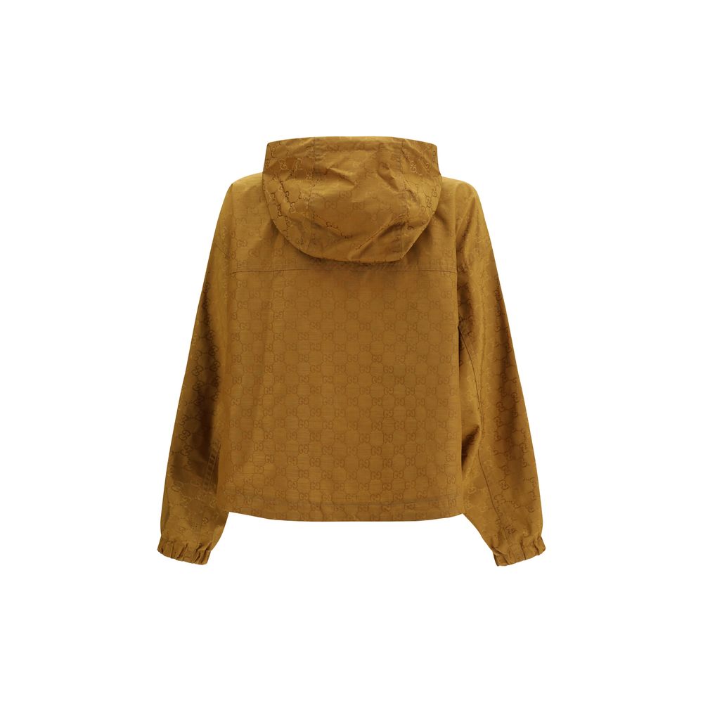 Gucci shell jackets for women in beige, product view 2
