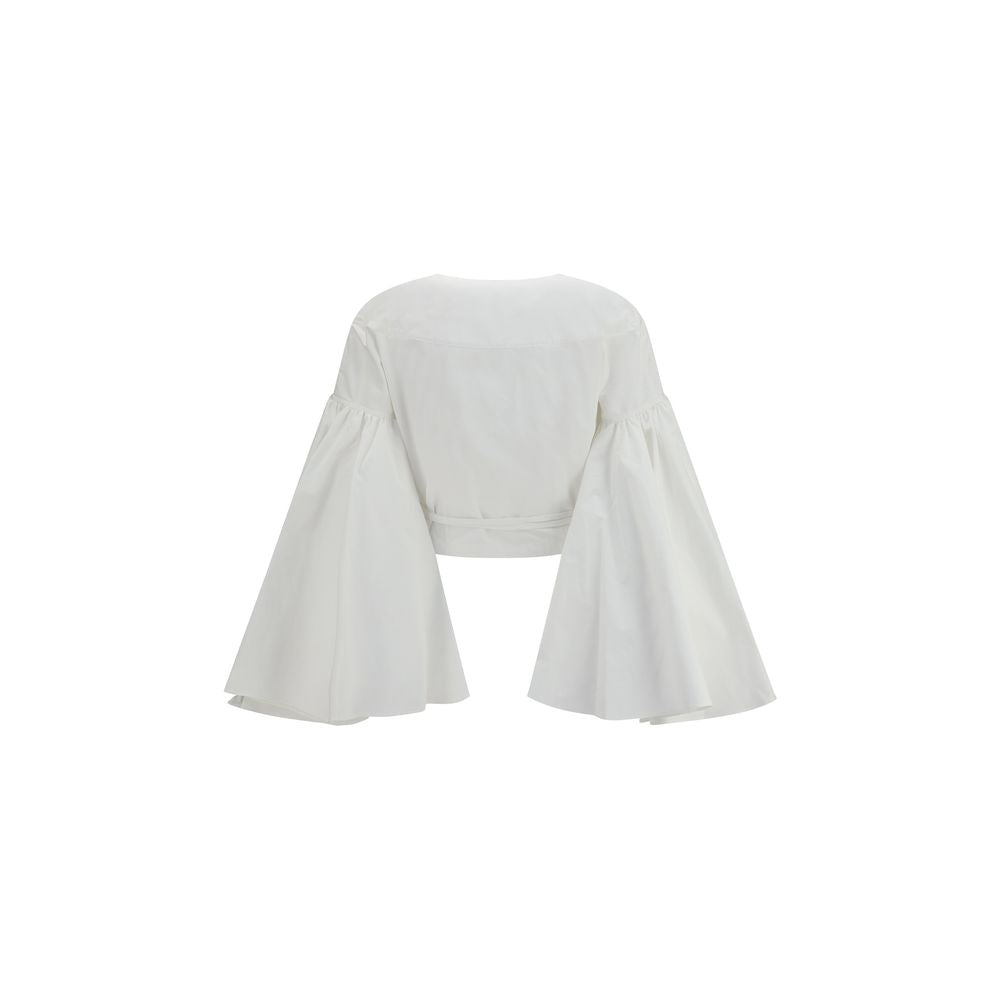 Jacquemus shirts for women in white, product view 2