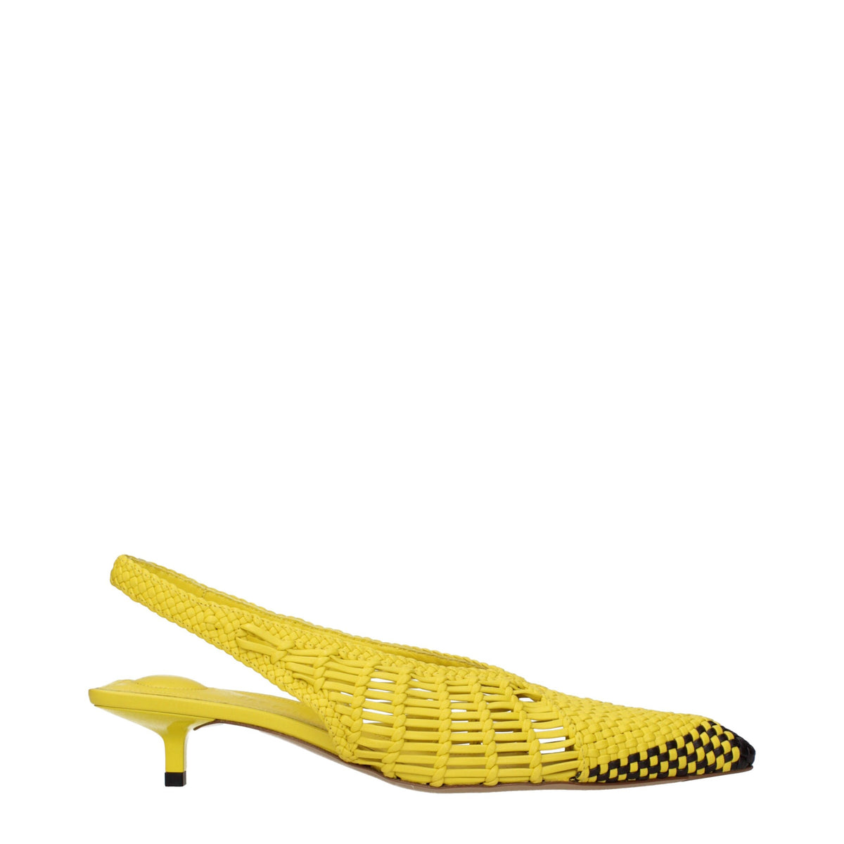 Jacquemus flat for women in yellow, product view 1