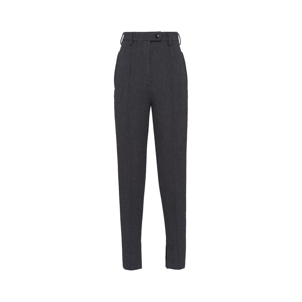 Prada pants for women in gray, product view 1