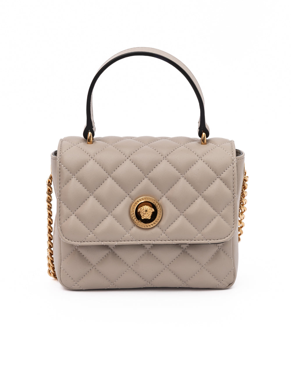 Versace handbags for women in beige, product view 1