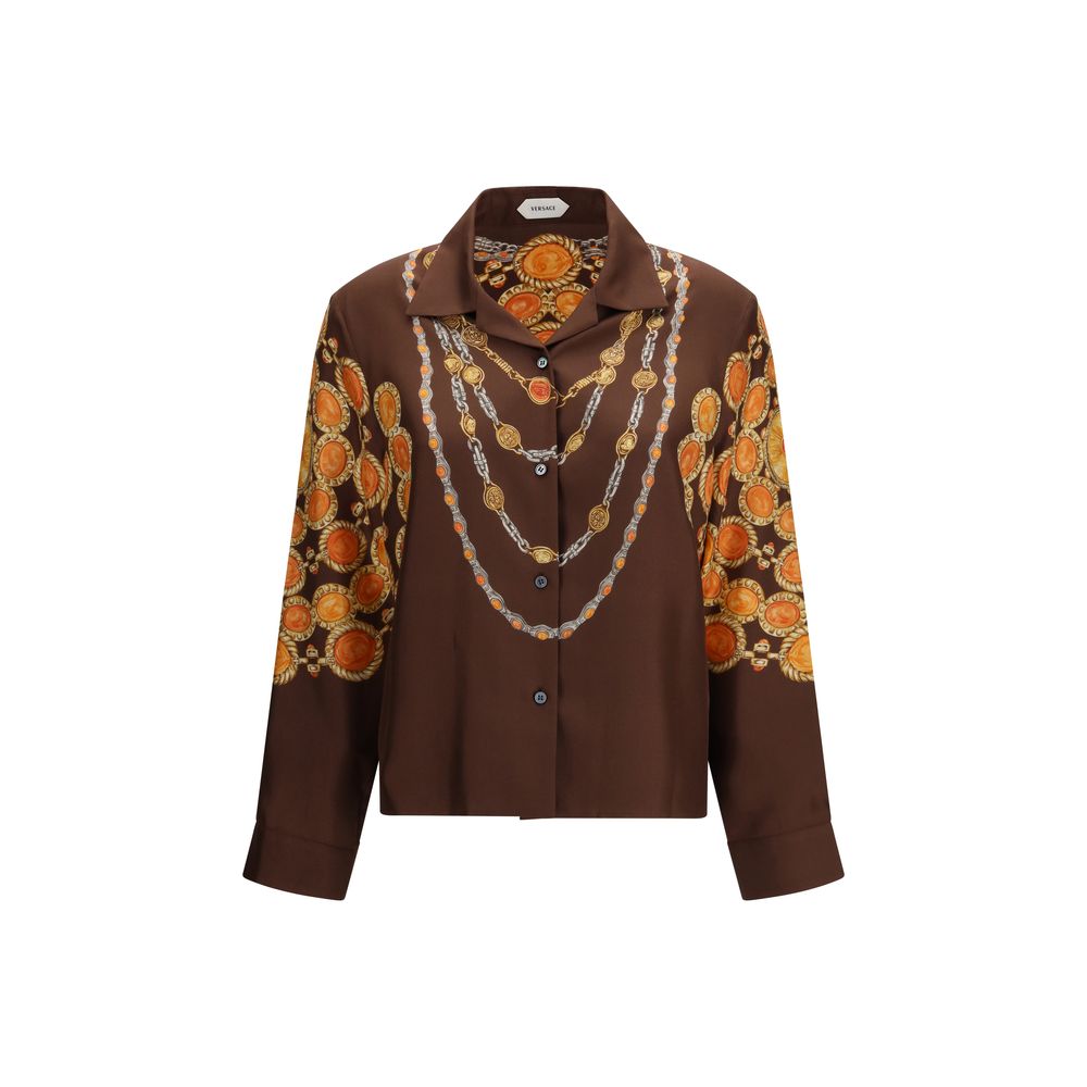 Versace pattern for women in brown, product view 1