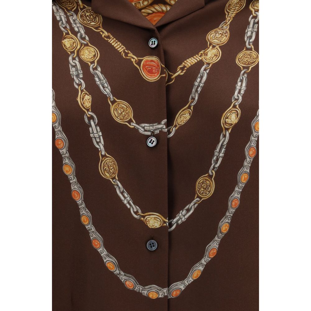 Versace pattern for women in brown, product view 3