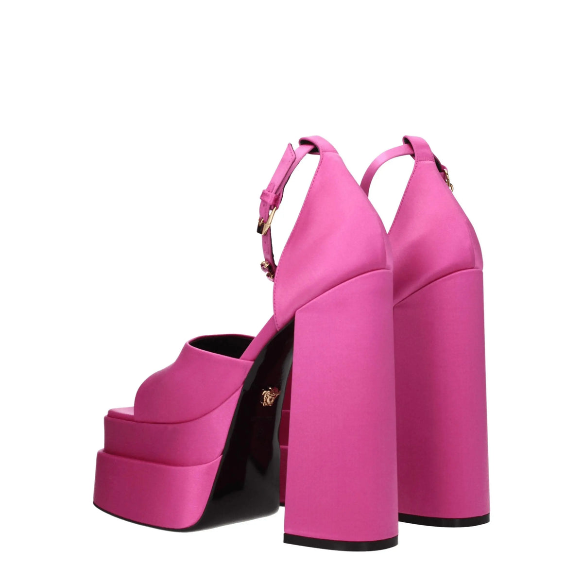 Versace platforms for women in pink, product view 4