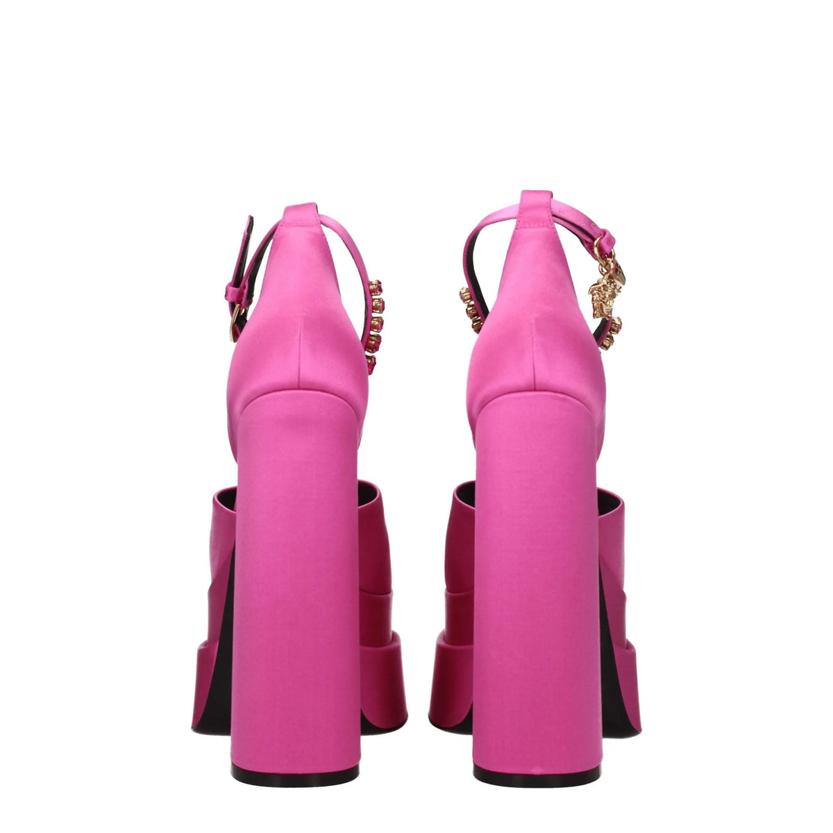 Versace platforms for women in pink, product view 5