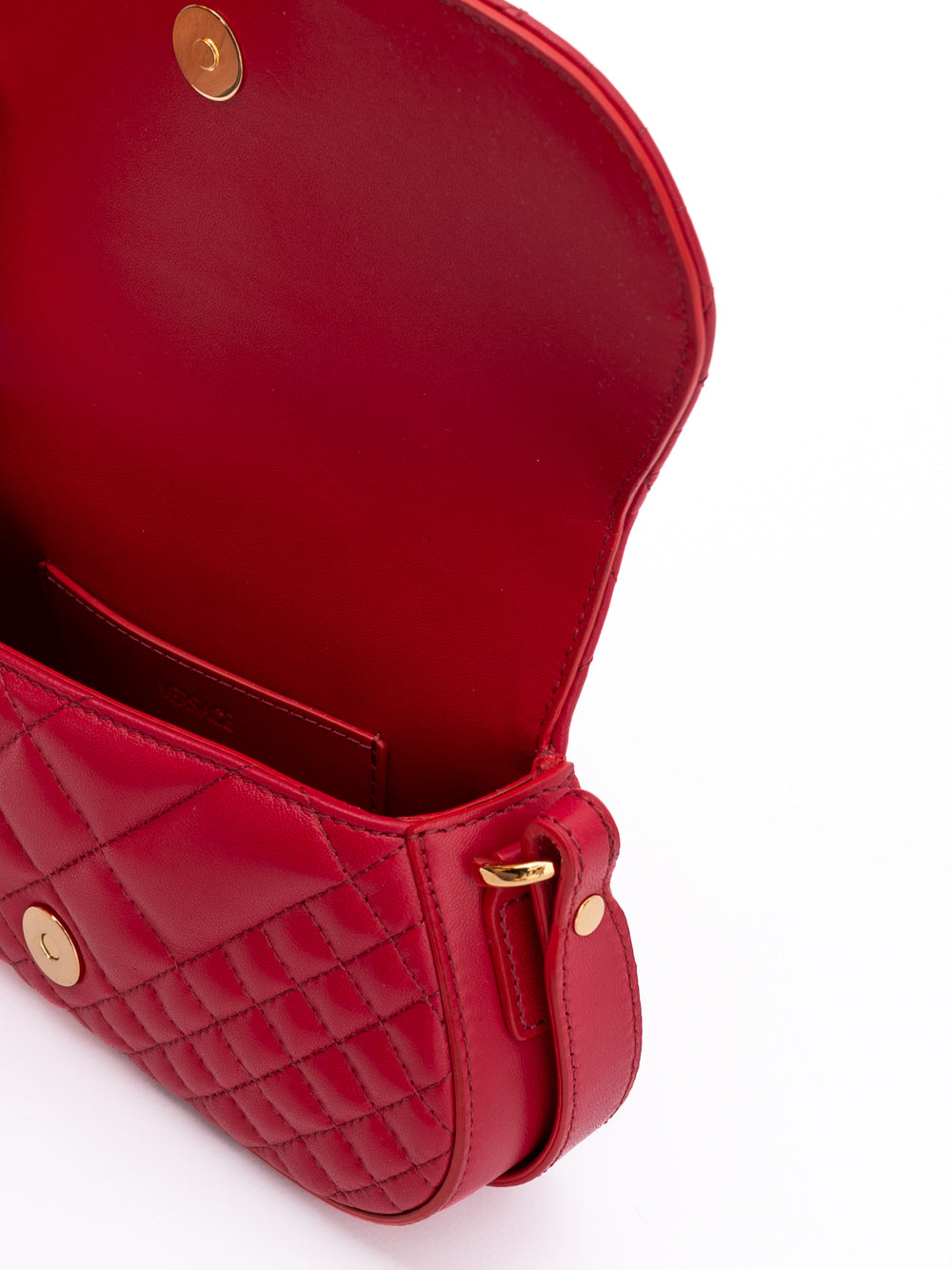 Versace shoulder bags for women in red, product view 4